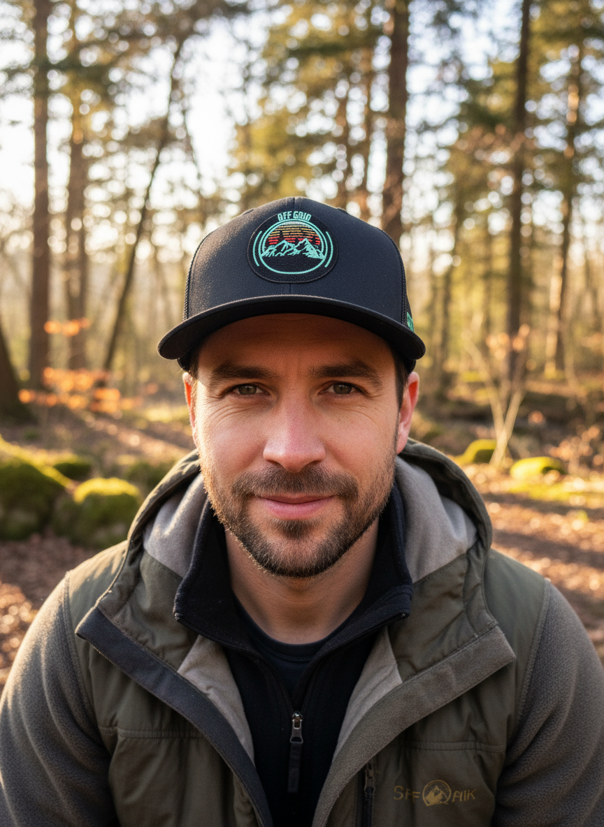 Frontier Snapback portrait worn