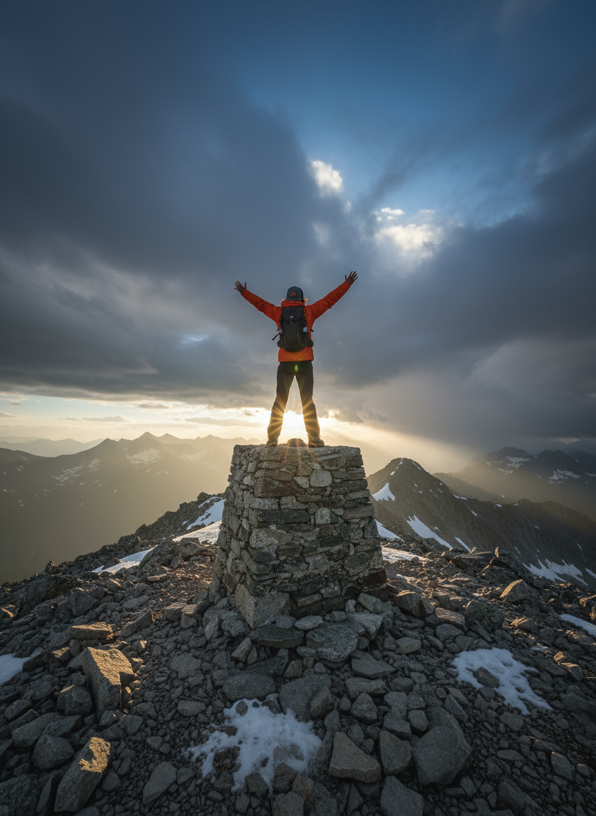 Summit Snapback victory moment